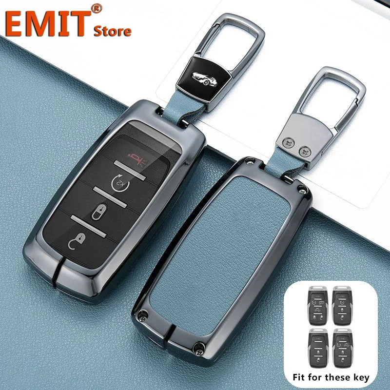 Zinc Alloy Car Key Case for Dodge RAM 1500 2500 3500 4500 5500 RAM1500 RAM2500 TRX Rebel Trucks Pickup Keychain Cover Shell Fob