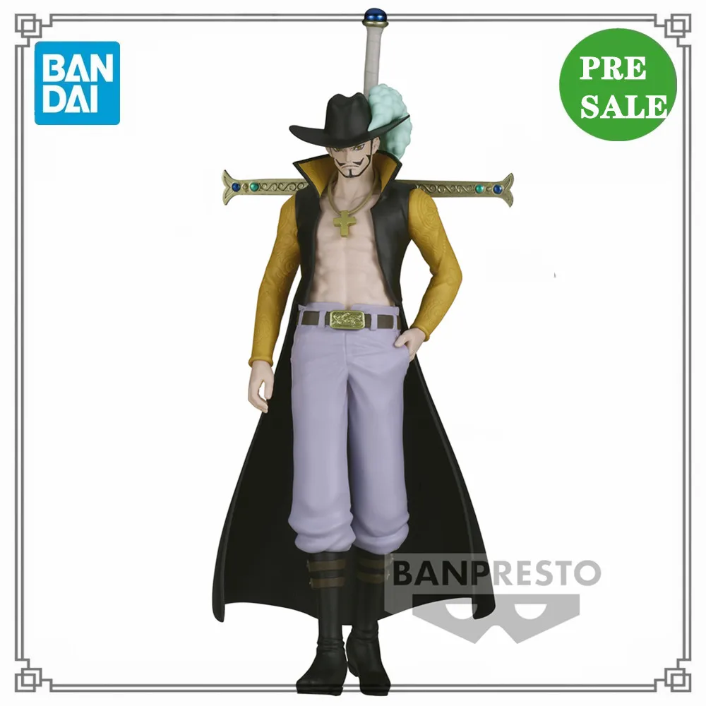 

Original Bandai One Piece THE SHUKKO-DRACULE.MIHAWK Anime Action Figure PVC Toys for Children Model Doll 16CM Figurine