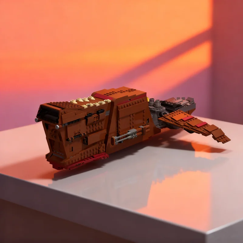 

1145pcs MOC Bounty Hunter Bossk Hound Tooth YV Light Freighter Space Battle Galaxy SciFi Model Building Blocks Hero Fan Toy Gift