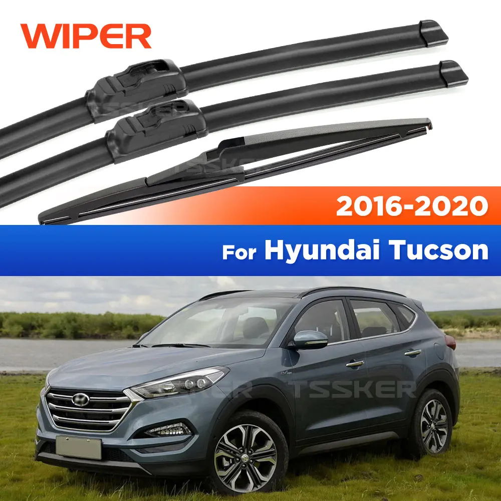 Для Hyundai Tucson TL 2016-2020 2017 2018 2019 стеклоочиститель передние и задние щетки стеклоочистителя лобовое стекло щетки для окон 26 