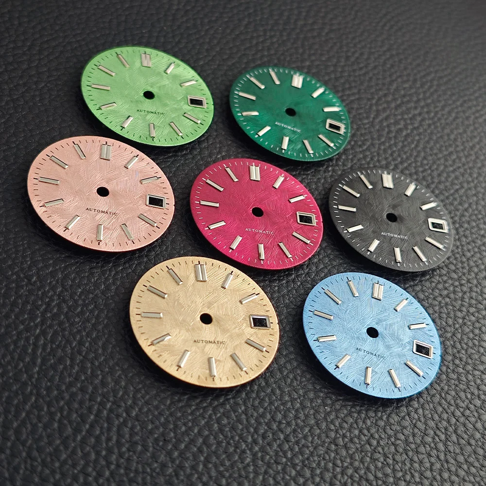 High Quality 28.5mm Watch Dial Birch Tree Pattern Fits NH35/NH36/NH38/NH70/NH72 Movements Accessories NH35 Dial Watches Man