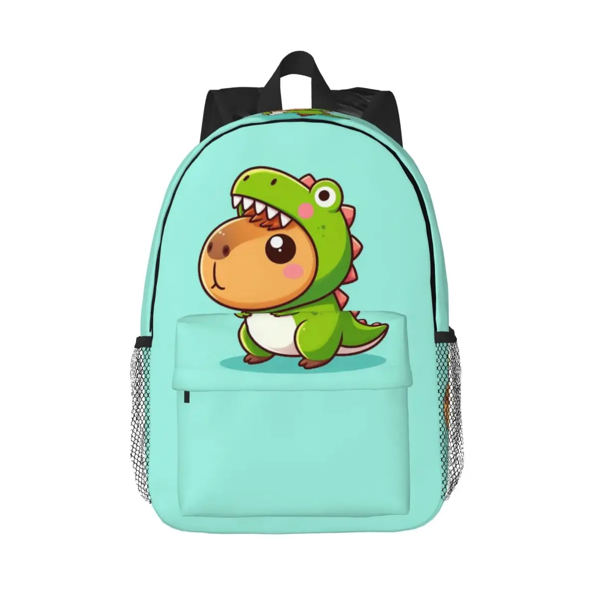 

Cute Capybara Loves Bubble Tea Backpack Hot Sale Daypack Boys Girls BookBag Shoulder Bags for Men Women Children School Bag