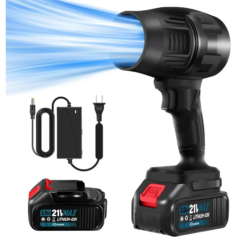 

Cordless Leaf Blower Portable Dust Cleaner Handheld Lightweight Blowers 180000 RPM with Adjustable Speed for Patio Cleaning Dry