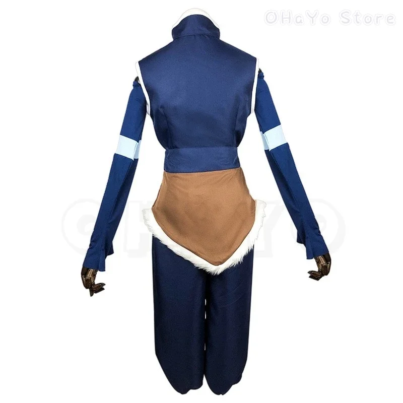 Anime Avatar l'ultimo Cosplay Katara Fire Nation Katara Cosplay uniforme rossa Costume adulto donne vestiti di carnevale di Halloween