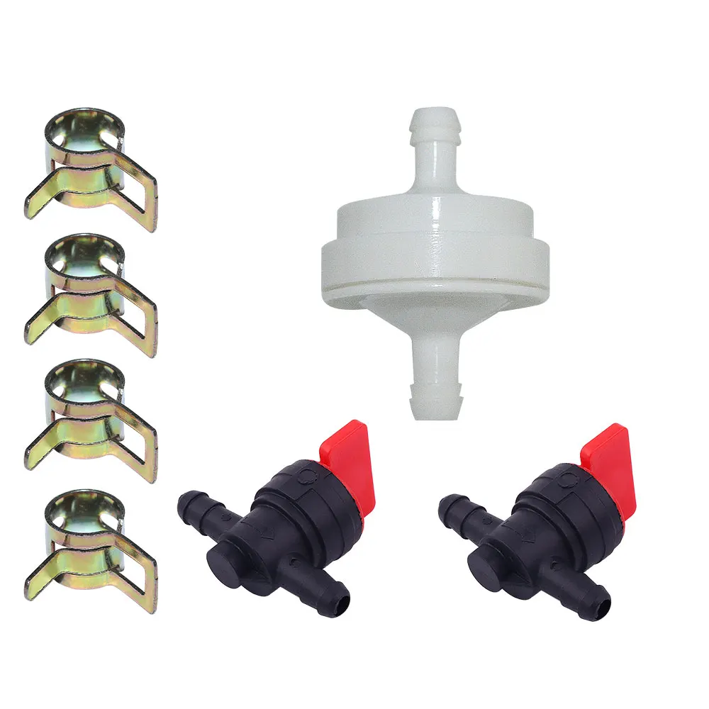 In Line Fuel Shut Off Valve 1/4" For Briggs & Stratton Murray Toro 494768 698183 Grass Trimmer Cortador De Grama