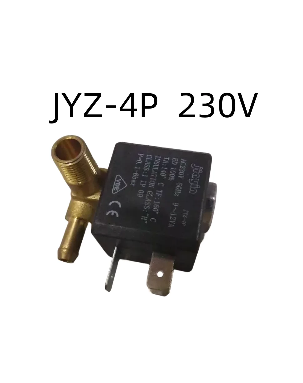 

Jiayin JYZ-4P Normally Closed 3mm N/C 2/2 Way AC 230V G1/8" 6Bar Brass Steam Air Generator Water Solenoid Valve Coffee Makers