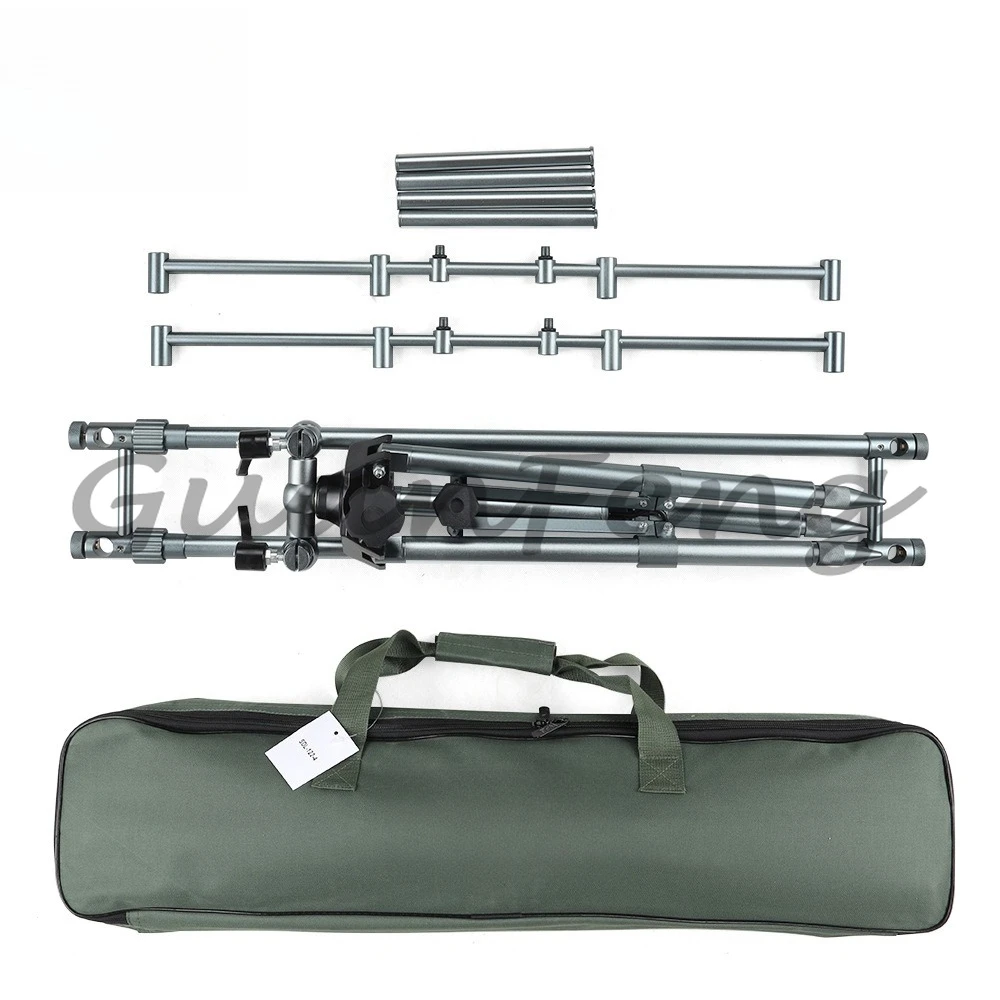 New Three Legs Stand Holder Adjustable Fish Pole Telescopic Folding Stand Carp Fishing Rod Pod