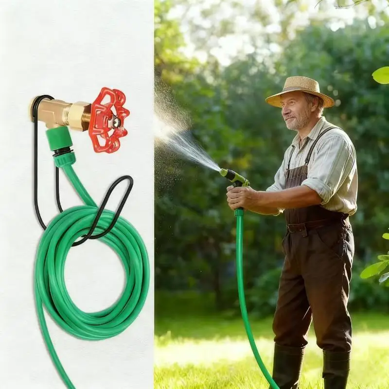 Household Wall Mount Tap Watering Hose Organizer Agriculture Water Pipe Reel Rack Convenient Storage Of Water Pipe Support