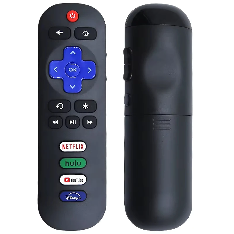 Nuevo mando a distancia de repuesto apto para todos los televisores Roku, Compatible con TCL Roku/Hisense Roku/Sharp (no para Stick, Box o altavoz)