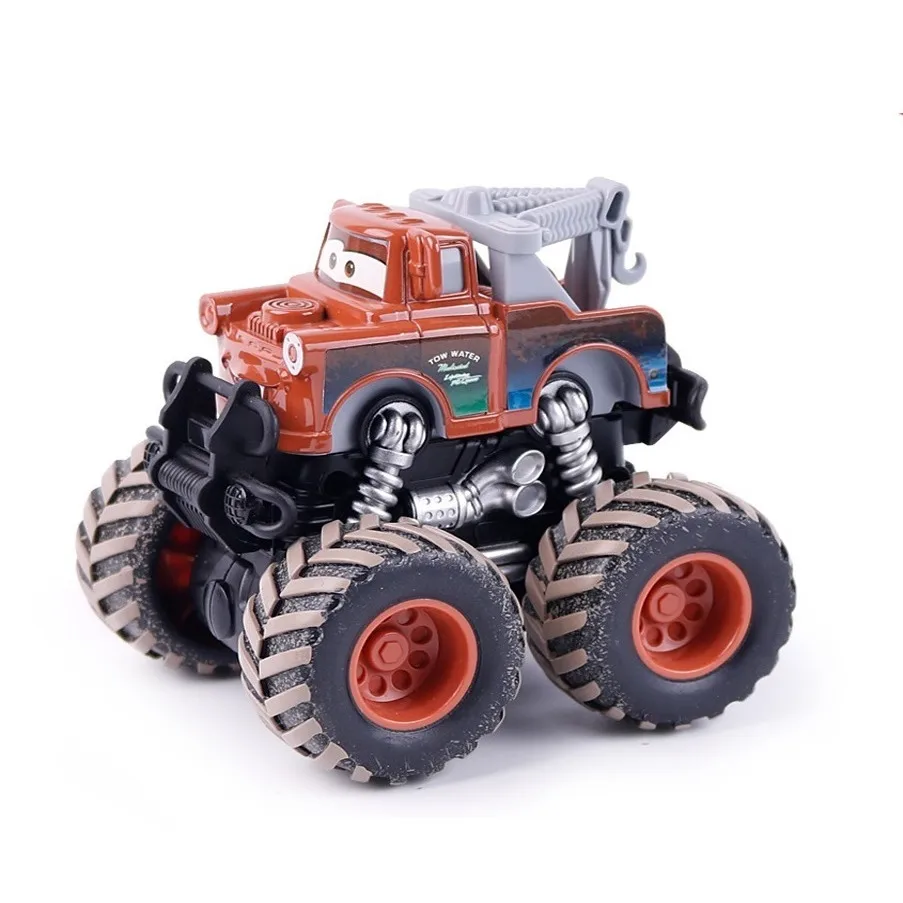 Cars1 ديزني بيكسار سيارات البرق ماكوين حجم كبير ماتر شريف جاكسون القوة بالقصور الذاتي دييكاست سيارات لعب الطفل هدية الكريسماس #4