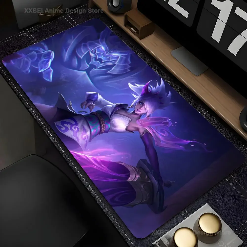 Riven League Of Legends Mousepad Mouse Mat Desk Mat With Pad Gaming Accessories Prime Gaming XXL Keyboard Pad Stitch Padding Mat