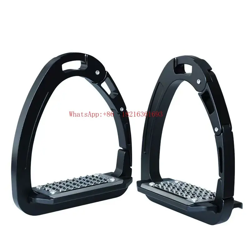 Aviation Aluminum Metal Safety Stirrup Equestrian Supplies Non-slip Removable Anti-card Stirrup