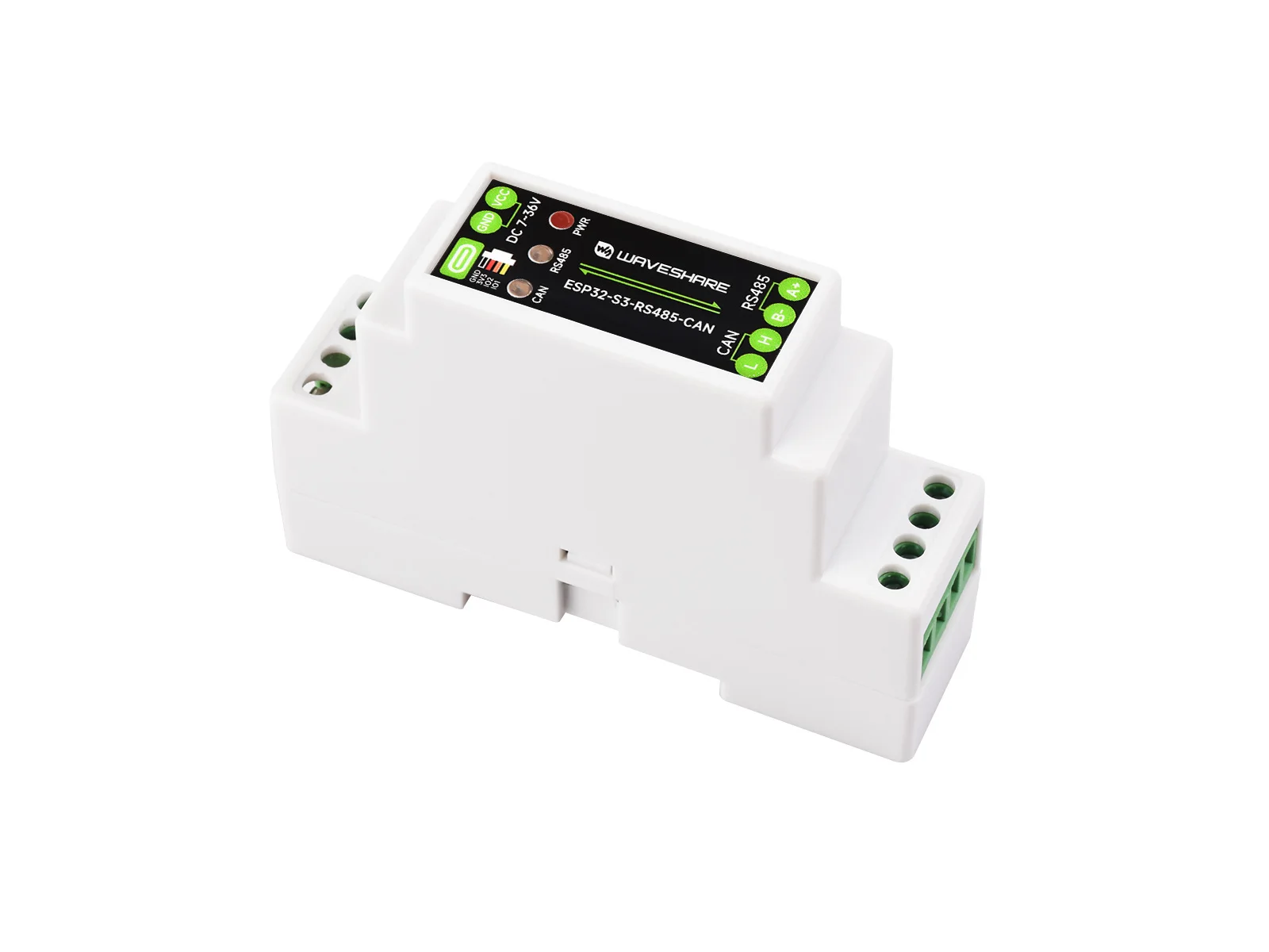 Waveshare Industrial ESP32-S3 Control Board With RS485 And CAN Communication Interfaces, Protection Circuits