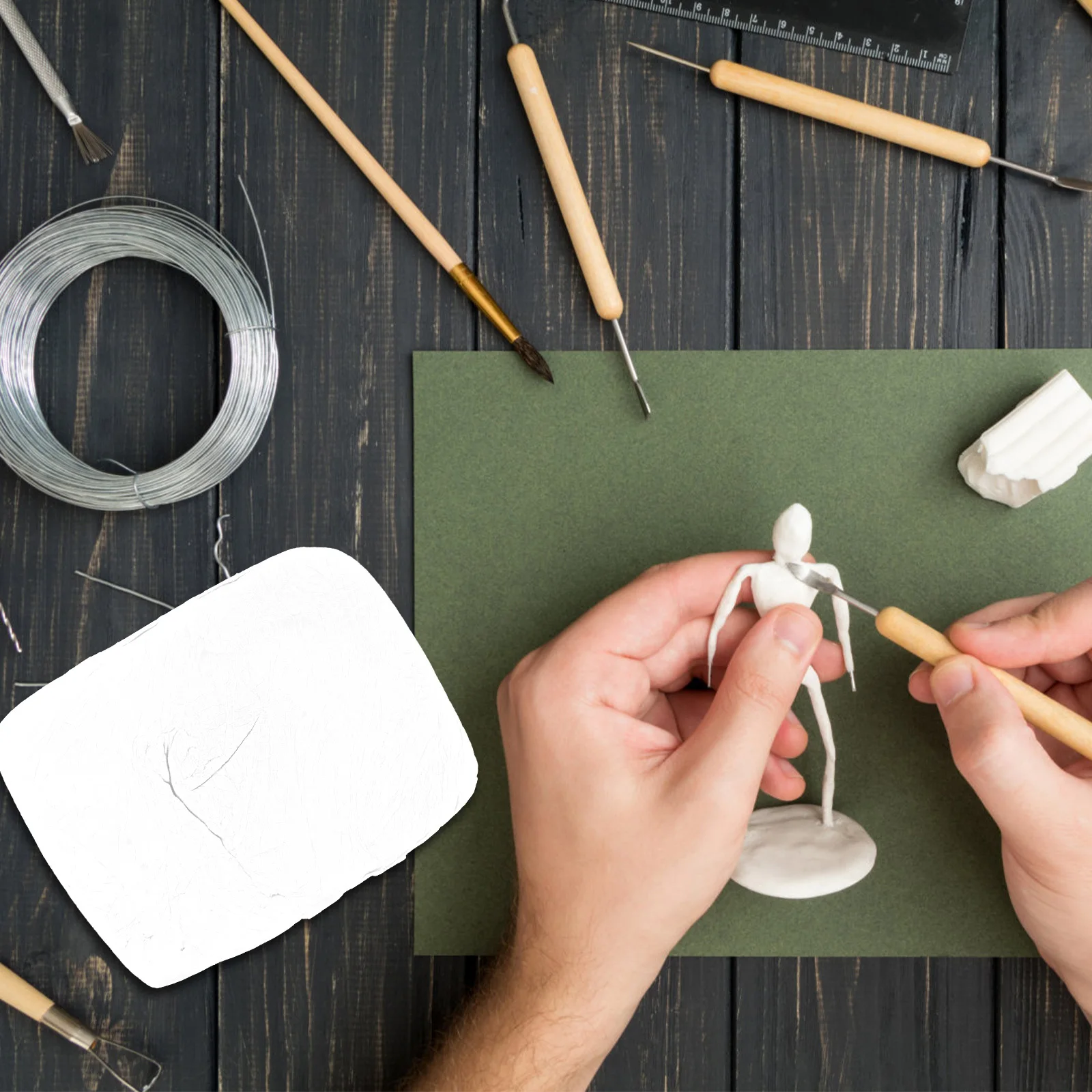 

Soft Polymer Clay Safe Non-Sticky Odorless Diy Craft Modeling Kids Art Projects Colorful Sculpting Natural