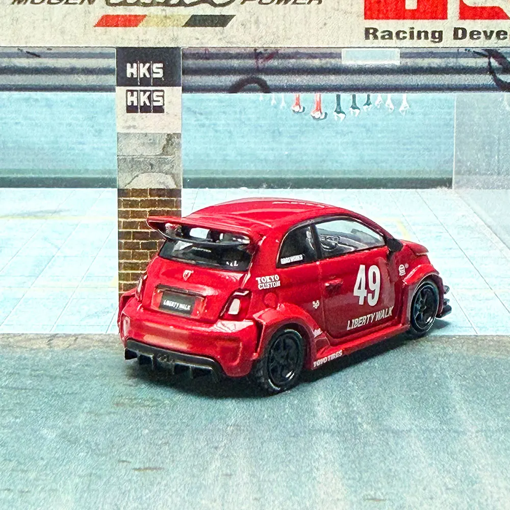 MGT 1/64 LB-WORKS X Abas Works ABARTH 595 Legierungs-Druckguss-Modellauto Sammlerstück Spielzeugfahrzeug Geschenk (Ohne Verpackung) – Detail 9