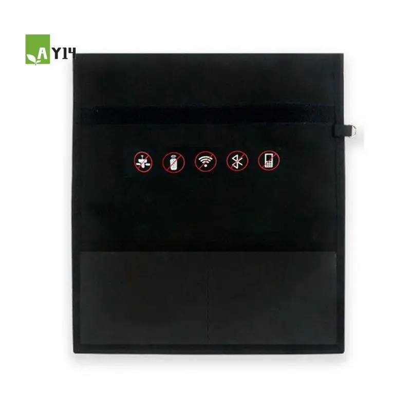 AY14 -Signal Blocker Faraday Bag Signal Blocking Bag RFID Shielding Bag Shielding Pouch For Wallet Case ID Card/Car Key