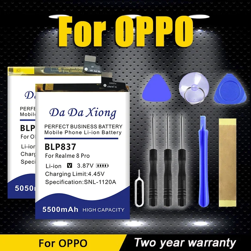 BLP839 BLP823 BLP791 BLP835 Battery For OPPO Reno Realme 4 4SE 5 5F 6 8 F19 Pro Lite A15 A53 A32 A94 A95 / Find X3 Lite 4G 5G13