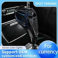 Perilla de palanca de cambios de cristal LED Universal Color titanio negro adecuado para Toyota, Kia, Mitsubishi, Lexus, Chevrolet, Honda, Nissan