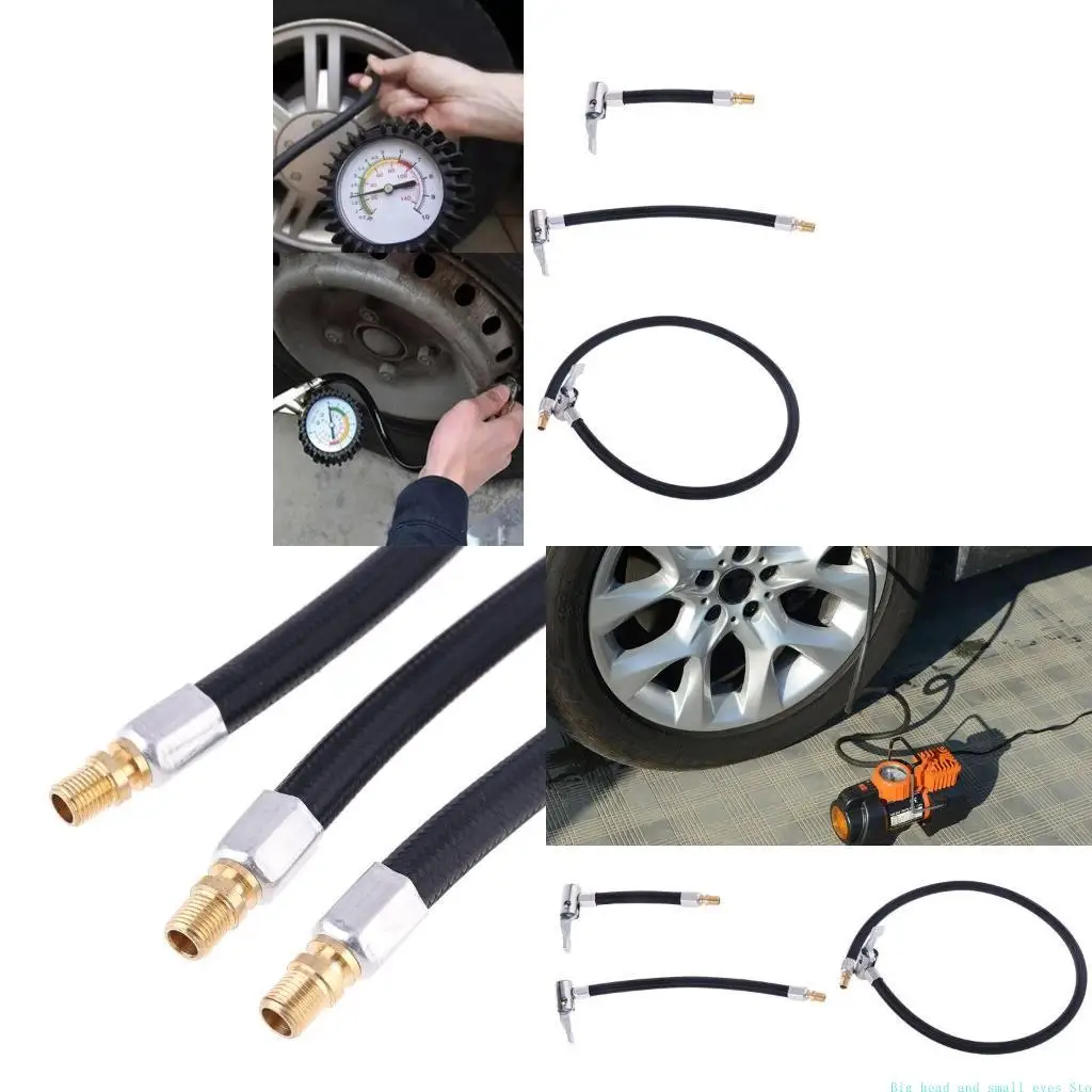 581C Flexible Tire for Valve Extension Adapter Inflator Hose Adapter Locking Air Chuc