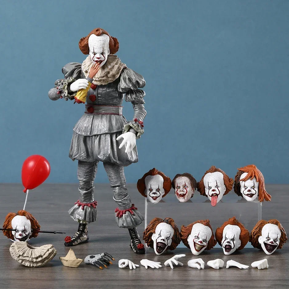 NECA The Many Faces Of Clown Action Figure Collection Model Doll Toy Gift