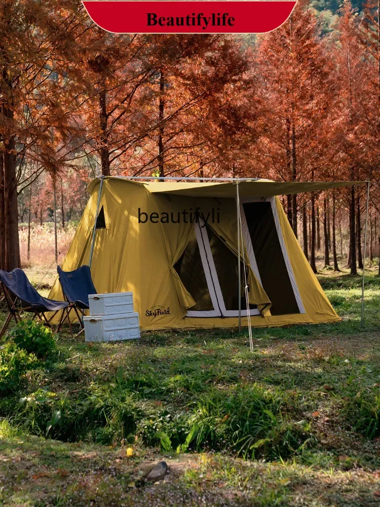 

Outdoor Tent Camping Equipment Rain-Proof Spring Tent Thickened Outdoor Windproof H