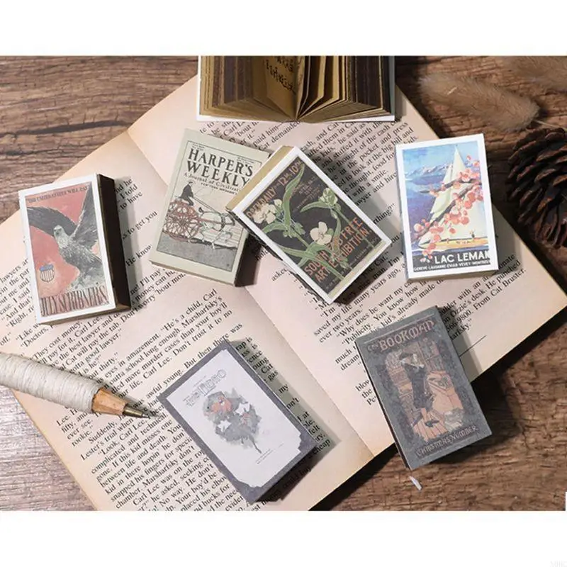 122 Sheet Per Book Mini Note Paper Notepads Pocket Writing Pad Unruled Paper N0HC