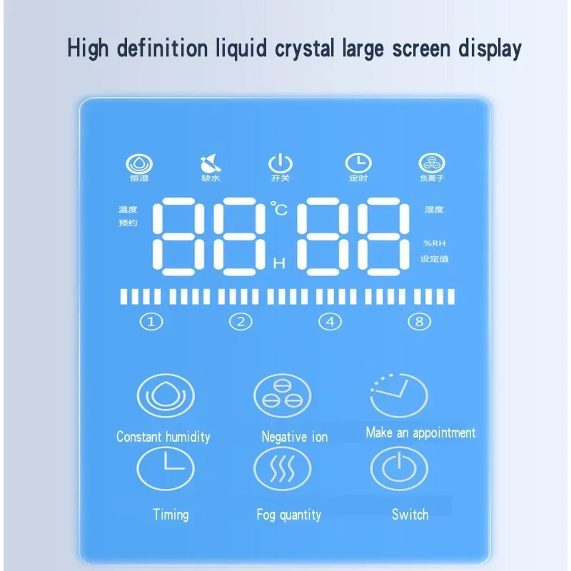 Air Humidifier, HQ-JS150 industri pelembab udara gudang kantor semprotan atomizer rumah tangga