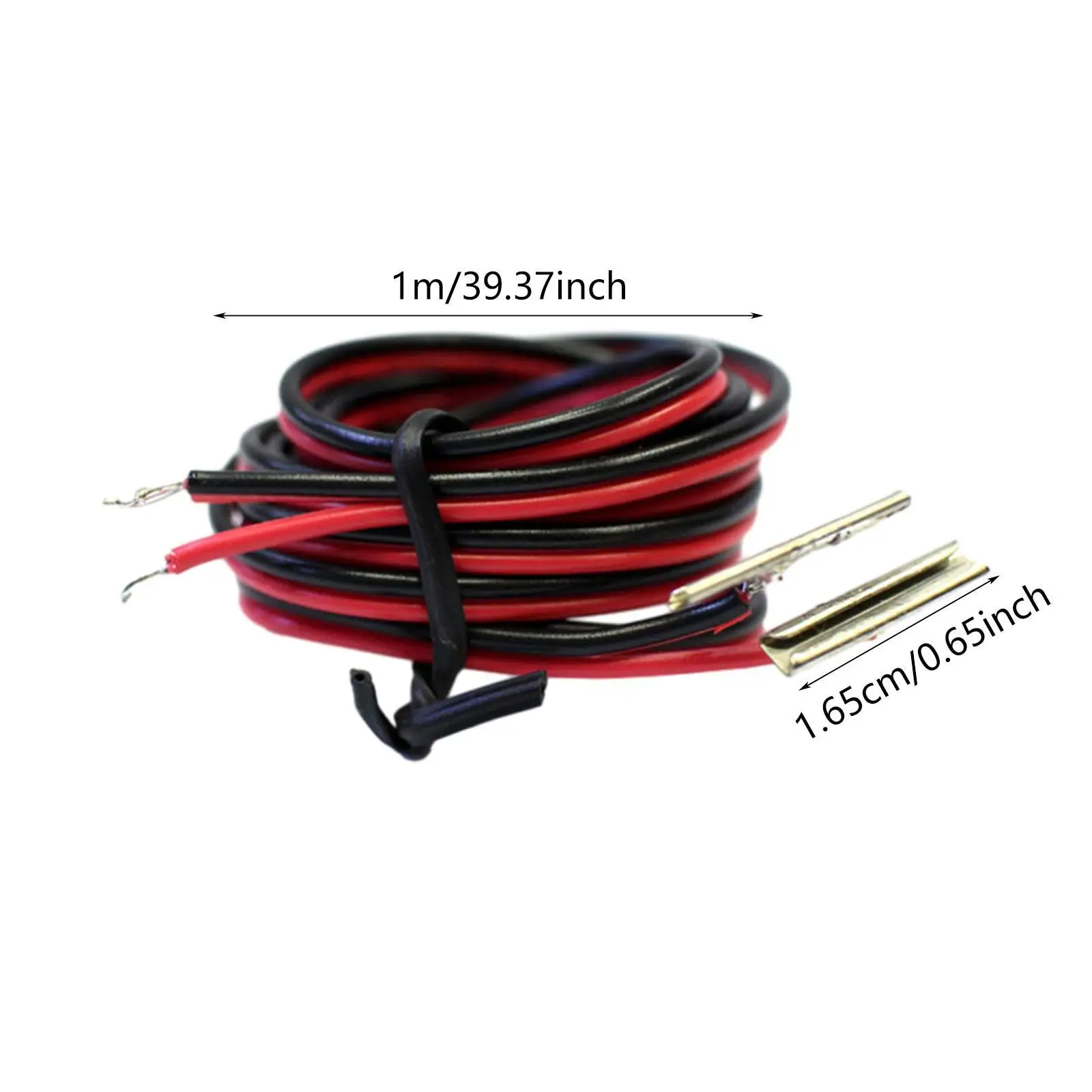 2x HO Gauge Rail Joiners Track Joint DIY Accessory Pre Wired Power feed Joiner for 1:87 Railroad Model Trains Scene Layout