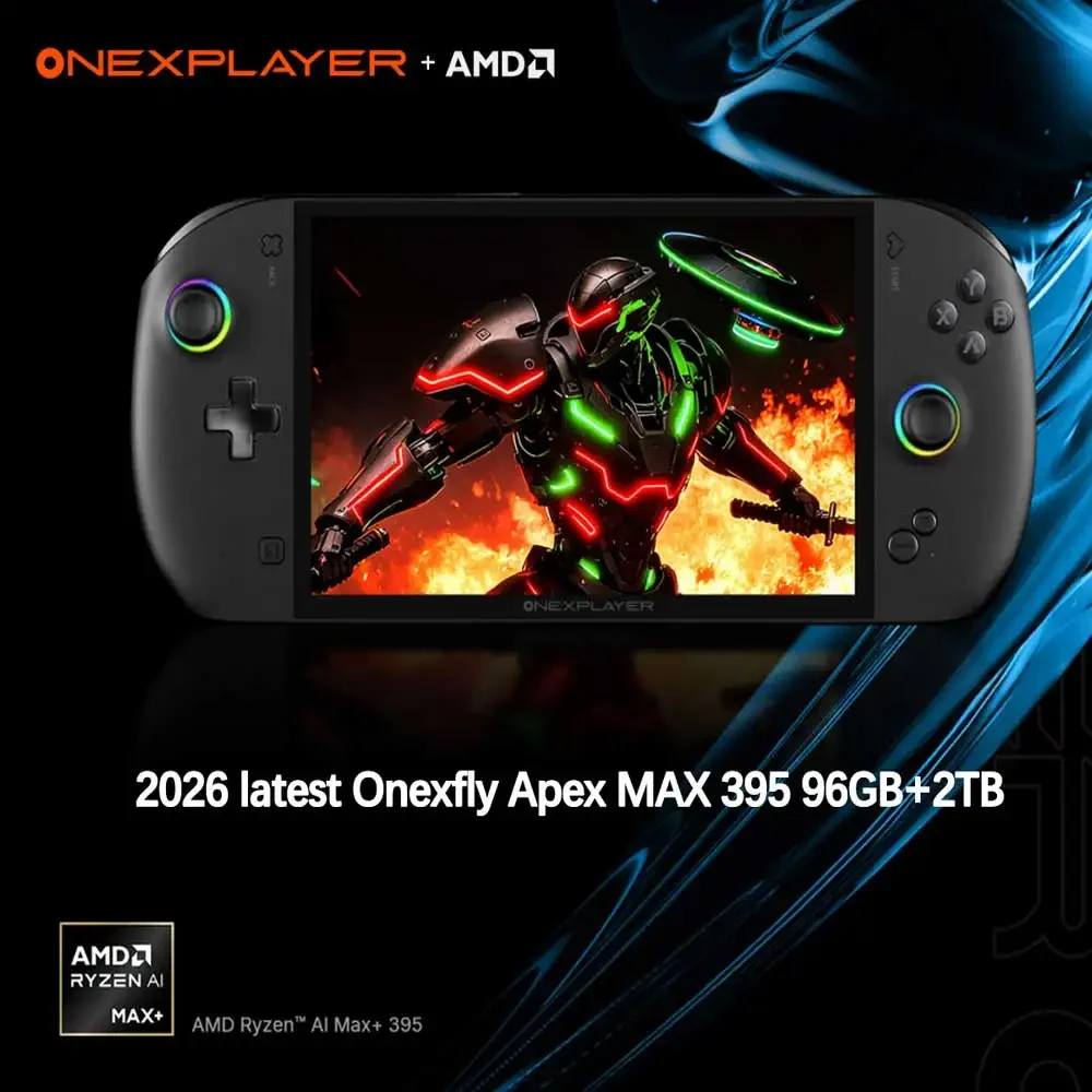 2026 Blazing Onexfly Apex AMD Ryzen AI Max+ 395 96GB LPDDR5/M.2 2280 PCIE 4.0 2TB 8