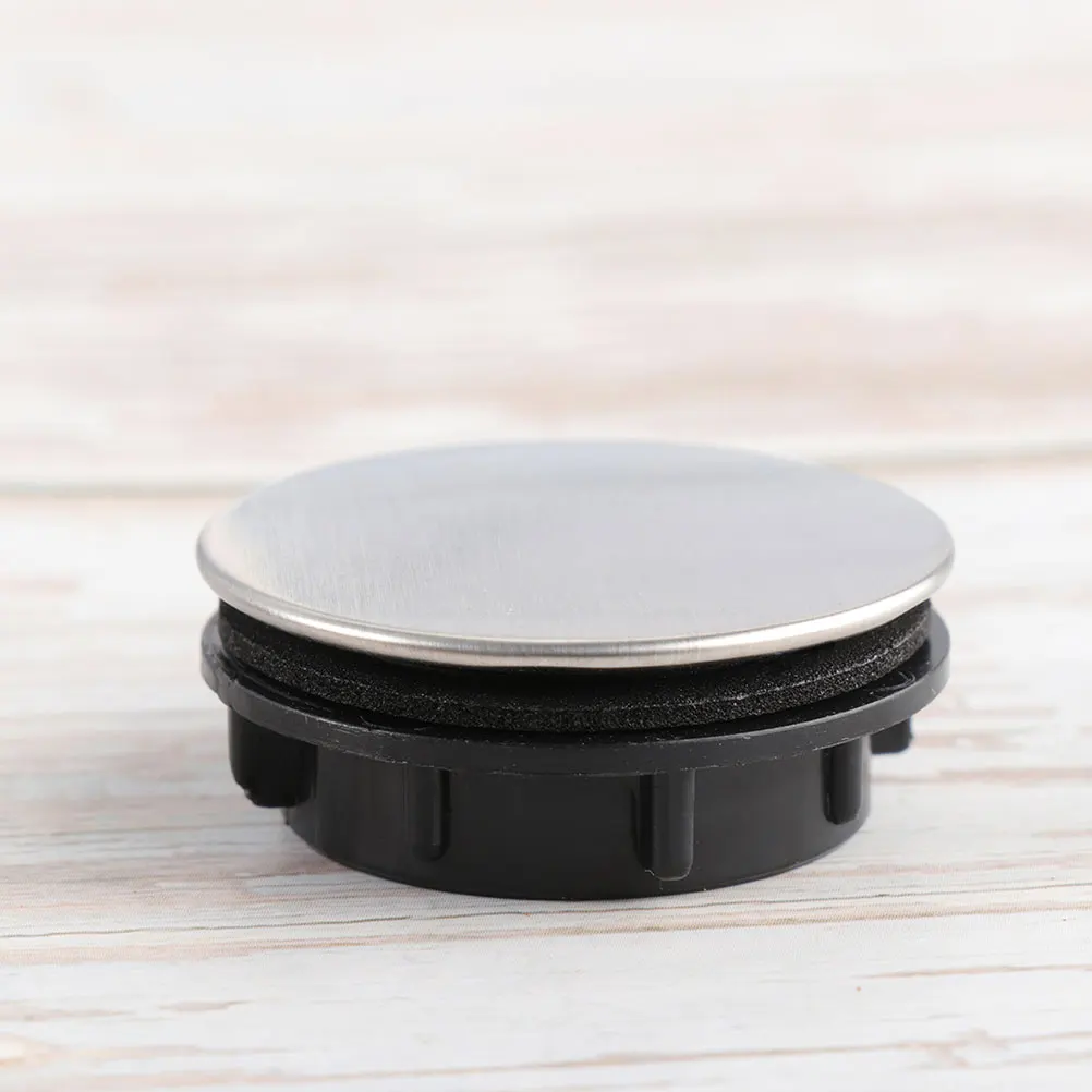 

Stainless Steel Kitchen Sink Hole Cover Faucet Cap For Counter Space Soap Dispenser Bathroom Wash Basin Sprayer Plugs Leak Proof