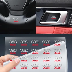 Car Interior Sticker Central control Decals Emblem Badge for Audi sline A4 B7 B8 B9 A3 8P 8V 8L A5 A6 C6 C5 C7 4F A1 A7 A8 Q2 Q3