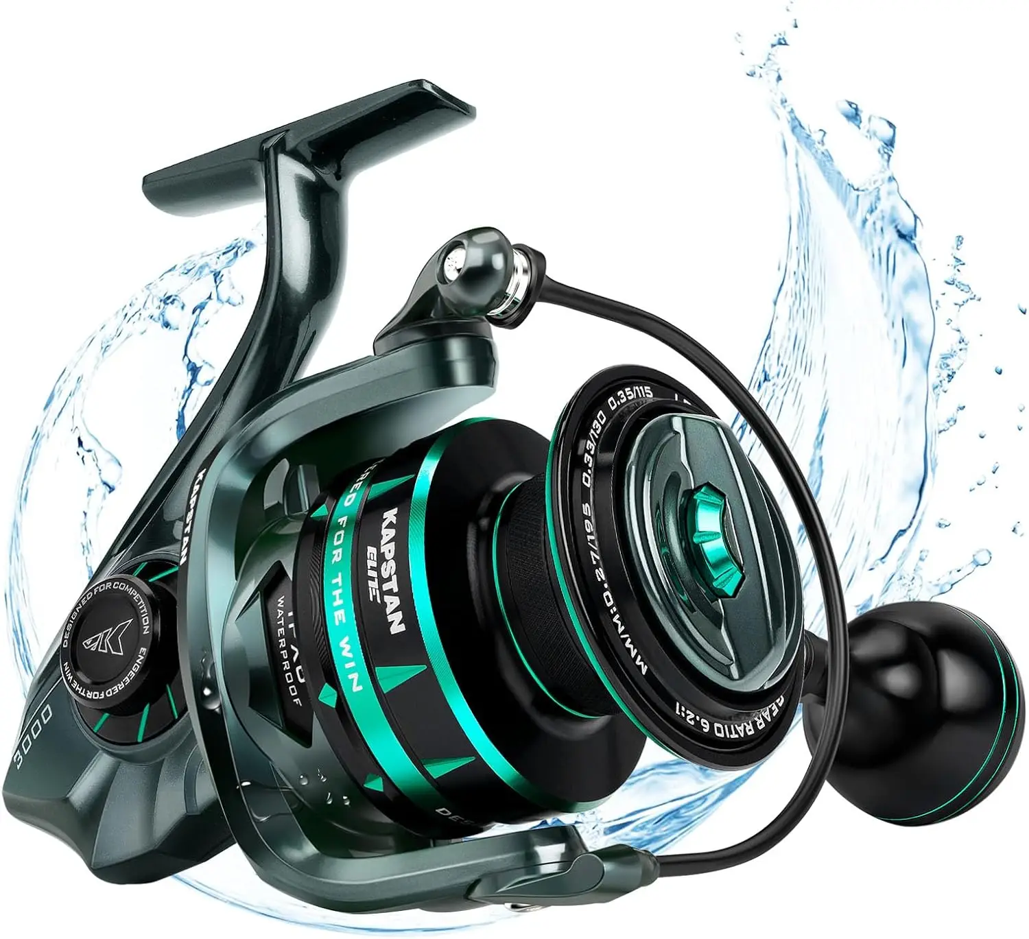 

Saltwater Spinning Fishing Reel with Up to 55LBs Max Drag,Corrosion-Resistant Bearing System - Ideal for Saltwater Fishing Gifts
