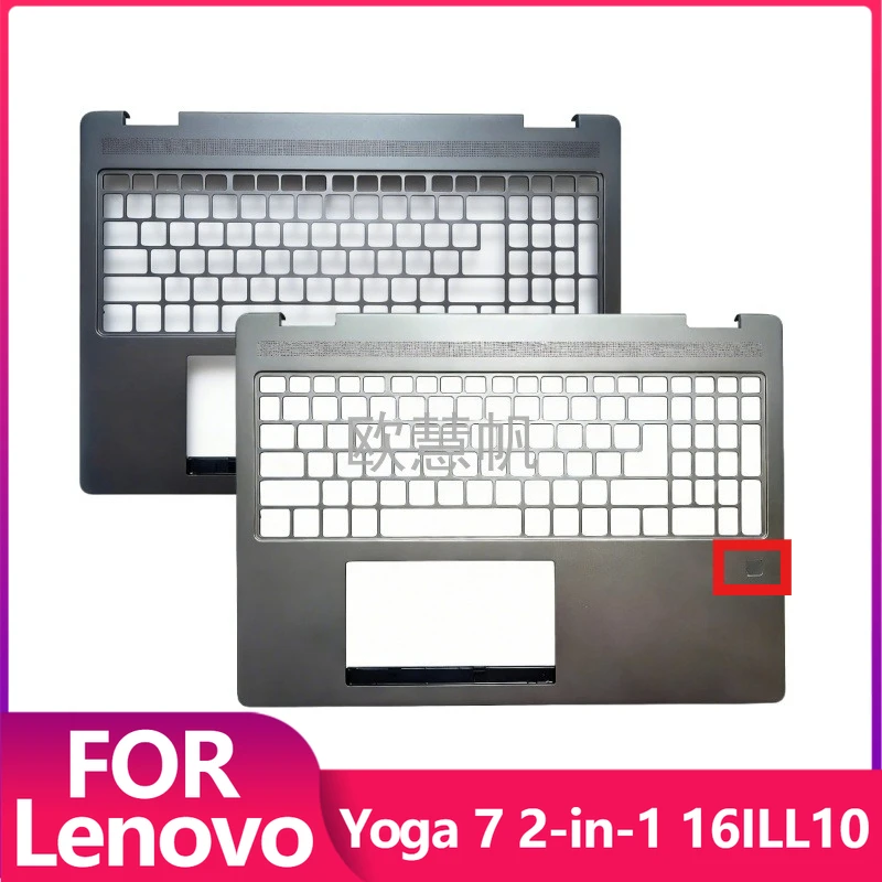 

Новый Оригинальный Верхний Корпус (C-крышка) для Ноутбука Lenovo Yoga 7 2-в-1 16ILL10 83JT с Отверстием для Сканера Отпечатков Пальцев