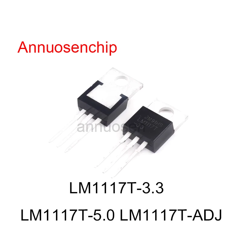 

100PCS New and Original 3.3V 5V ADJ LM1117 LM1117T LM1117-3.3 LM1117-5.0 LM1117-ADJ TO-220 LM1117T-3.3 LM1117T-5.0 LM1117T-ADJ