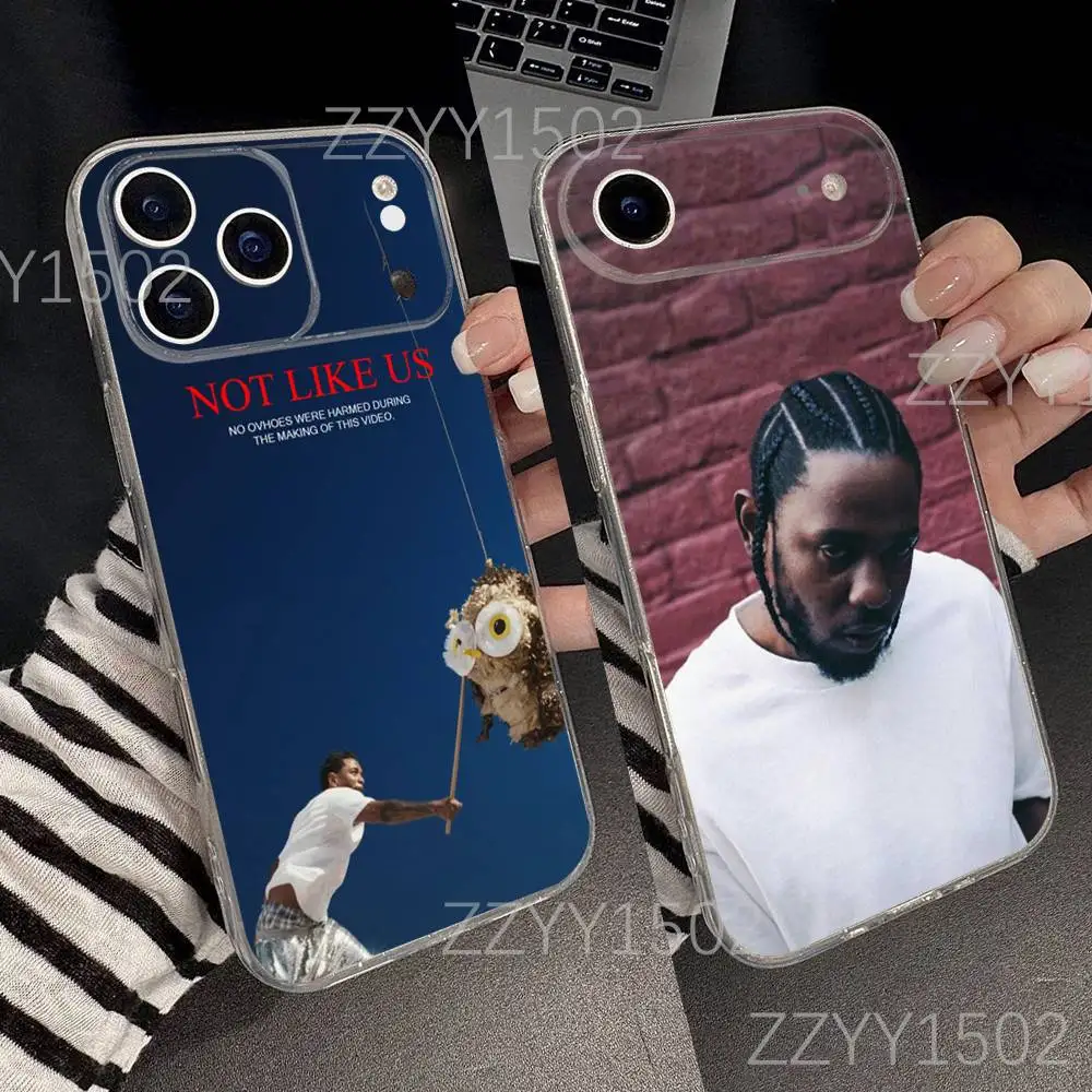 

K-Kendrick Lamar Not Like Us Phone Case For iPhone 17,16,15,14,13,12,11 Pro,Max,Plus,X,XS,XR,SE4,E Mini Transparent Soft