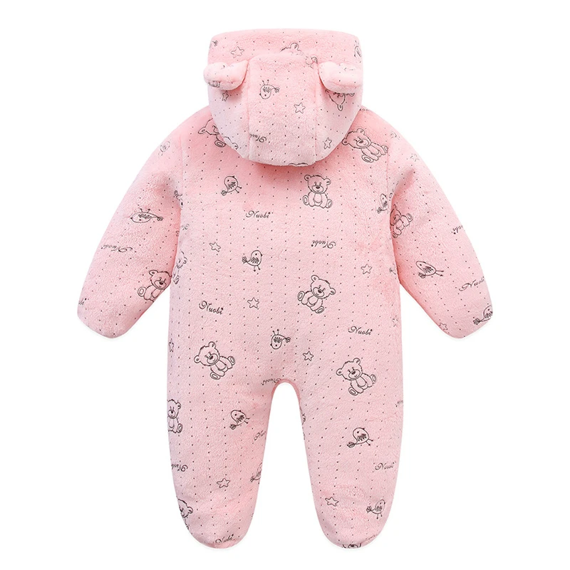 Newborn Baby Bodysuit Autumn and Winter Flannel Girls Rompers Newborn Clothes Soft Infant Clothing Set for Babies 0-12 Months