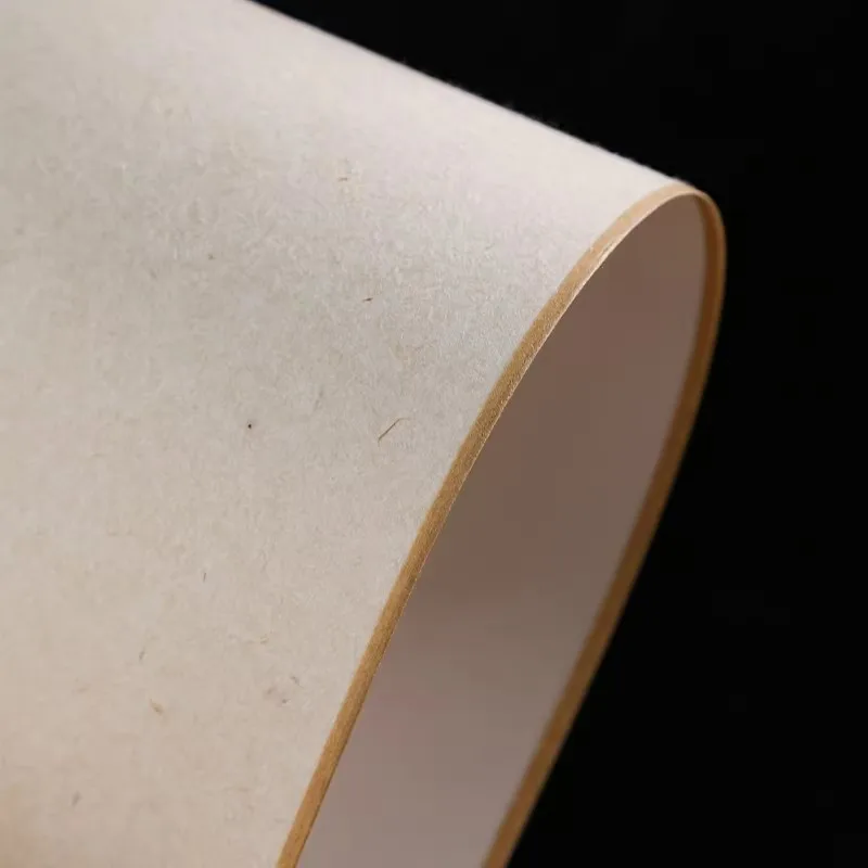 10 Sheets Soft Cards with Unprocessed Raw Xuan Paper Absorbent for Expressive Mountain & Water Ink Wash Art