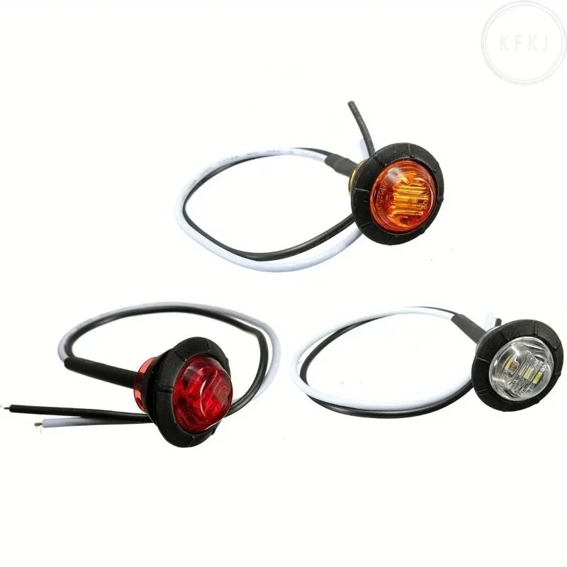 

30/20/10 шт. для грузовика, автобуса, прицепа, фургона, каравана, лодки, задний фонарь, габаритные фонари автомобиля, передние и задние индикаторы, сторона 3/4 дюйма