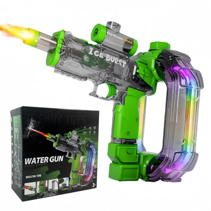 

Детские электрические водные пистолеты с разноцветными световыми и звуковыми эффектами, автоматические водные пистолеты для детей, игрушки для летних игр на открытом воздухе