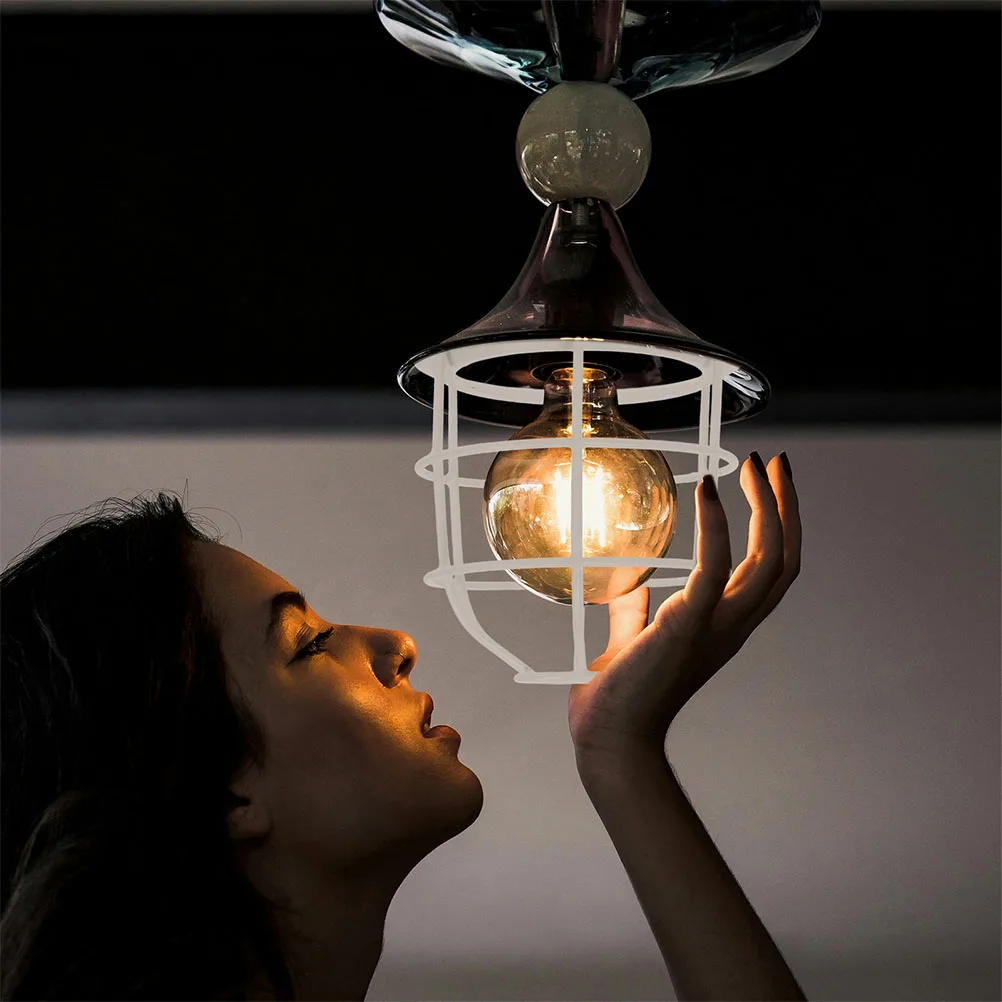 

2pcs Metal Sensor Net Cover Sturdy Bracket Flame Guard Fire Sprinkler Head Protector Indoor Light Fixture Home Office