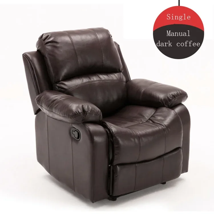 First class sofa Nano technology leather art function single sofa comfortable recliner sofa