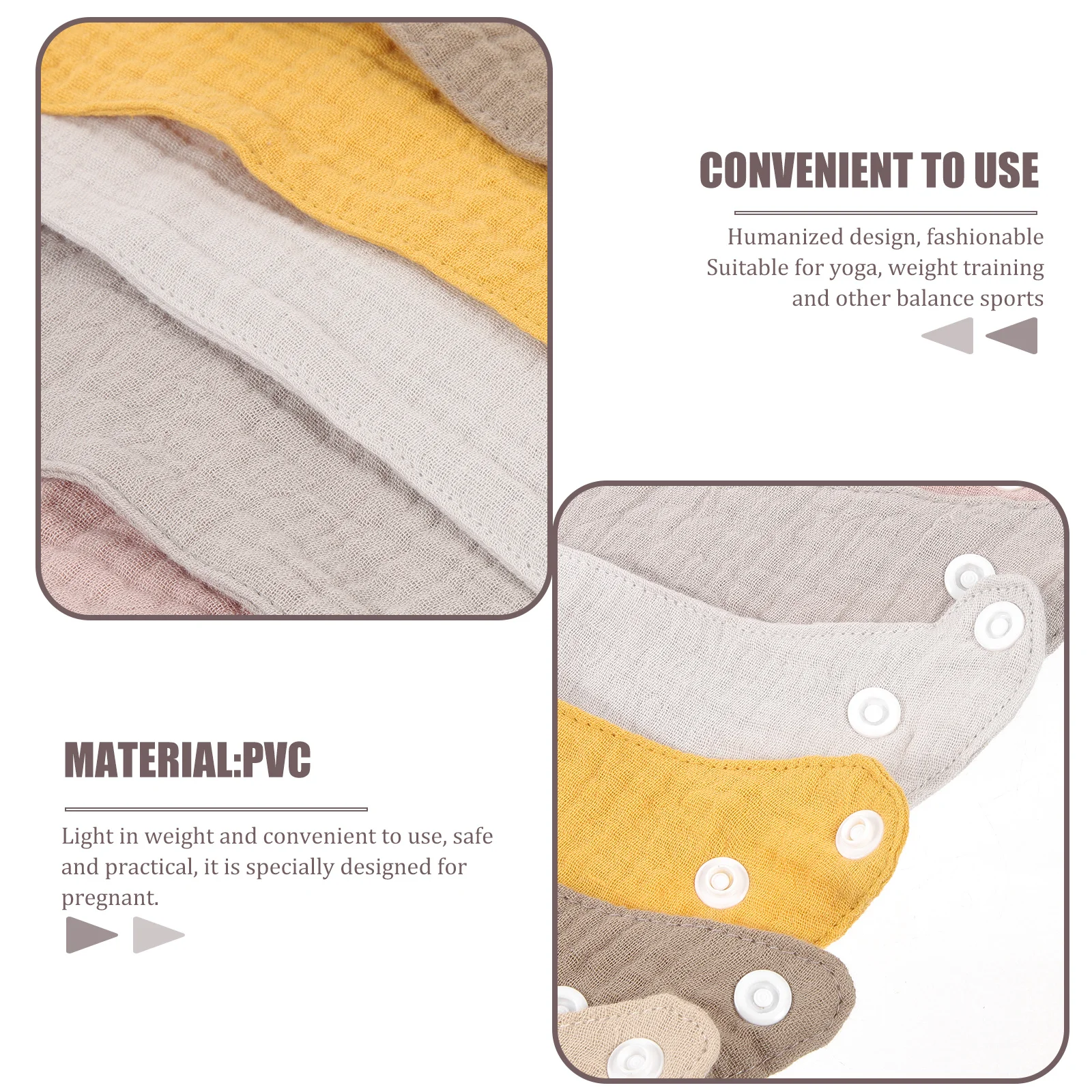 

7Pcs Cotton Baby Bibs Bright Reusable Small Bib for Drooling Protection Multi-Use Washable Adjustable Unisex Bibs for Kids