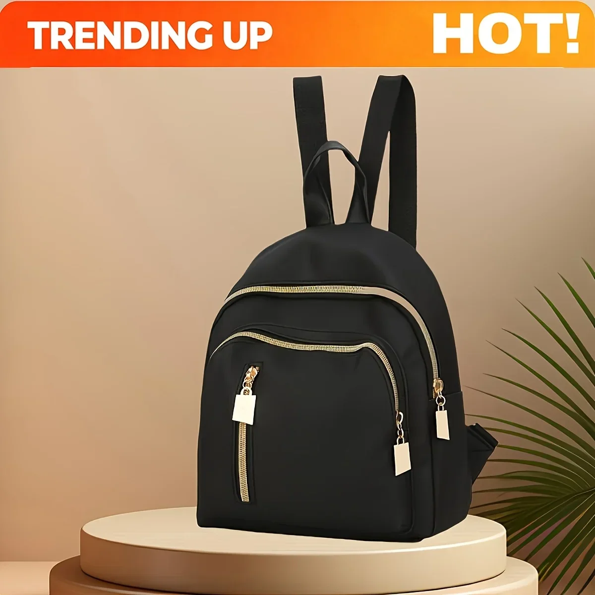 Fashion Women's Backpacks Large Capacity Nylon Bags Multiple Pockets Travel Backpack Daily Commuting