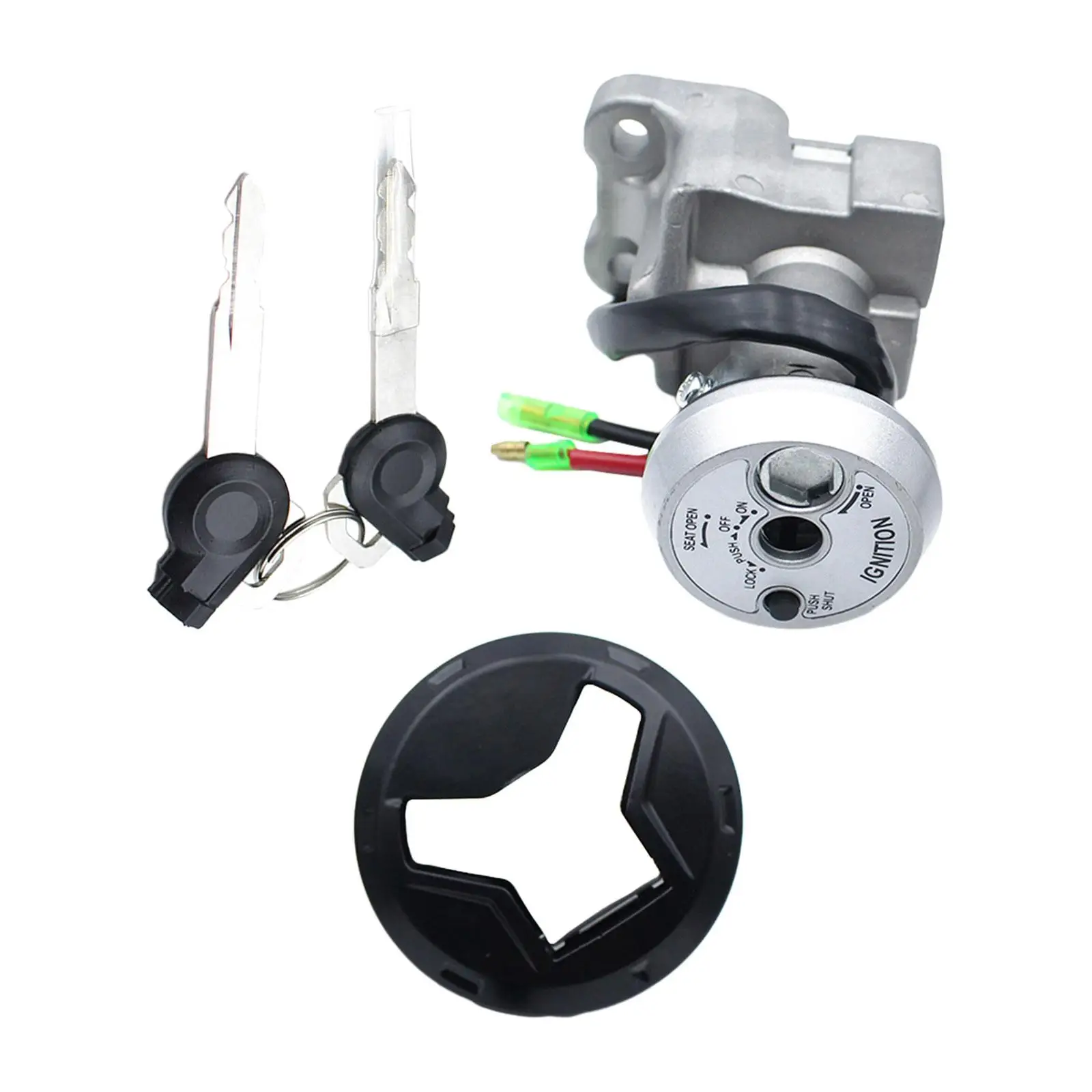 

Motorcycle Ignition Switch Spare Parts Accessories Gas Cap Seat Lock Keys with