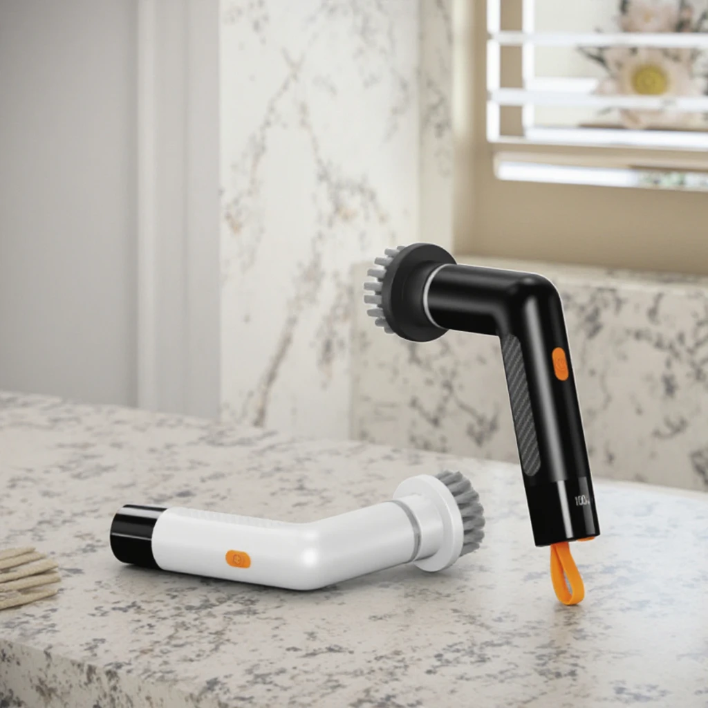 منتج رائج لعام 2025، أداة مطبخ منزلية، فرشاة تنظيف كهربائية صغيرة، فرشاة تنظيف قوية