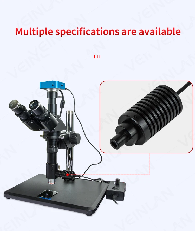 

Microscope point light source, coaxial light LED point light source, coaxial illuminator, adjustable brightness