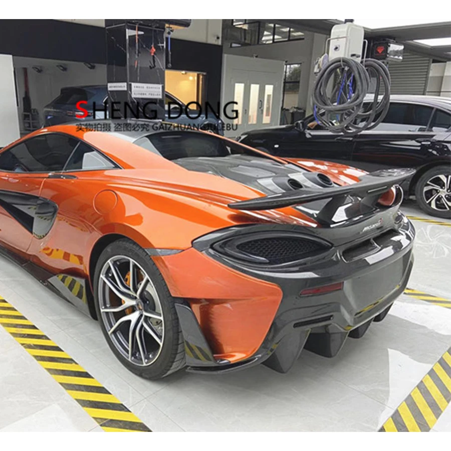 Per Mclaren 540 570S 570 in fibra di carbonio pinne di coda Spoiler Auto Auto posteriore tronco Spoiler ala diffusore accessori Auto kit carrozzeria