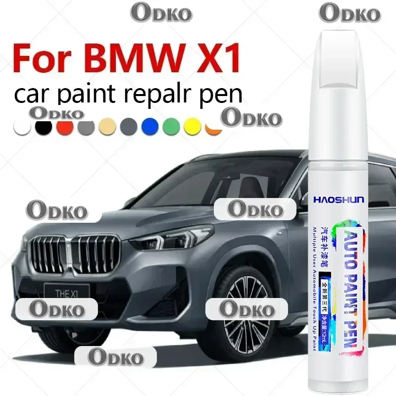 Paint Repair Brush Touch Up Scratch Remover DIY Auto Accessories Black White For BMW X1 E84 F48 F49 2009-2025 U11 SDrive XDrive