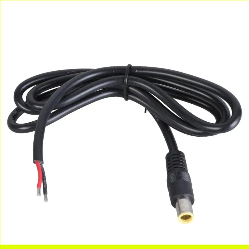 Câble d'alimentation en queue de cochon DC7909, 12V, 8mm, fiches mâles pour dénuder le fil pour systèmes d'énergie solaire, alimentation pour ordinateur portable 30cm/100cm