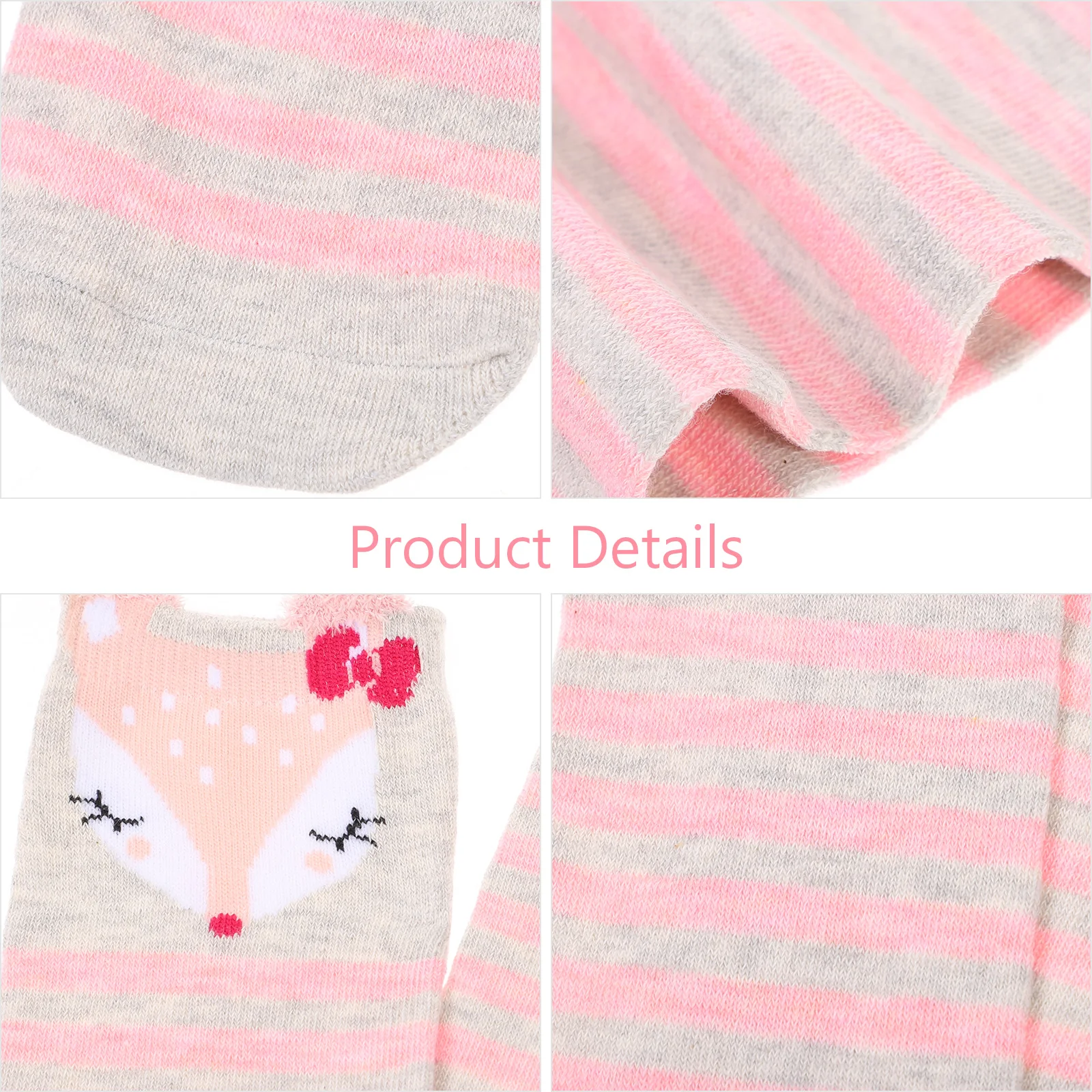 

1 Pair Girls Knee High Animal Print Cotton Warm Long Socks For Kids Spring Fall Winter School Outdoor Party Costume Gift